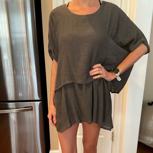 Umgee Layered Tunic Top - Picture 1 of 8